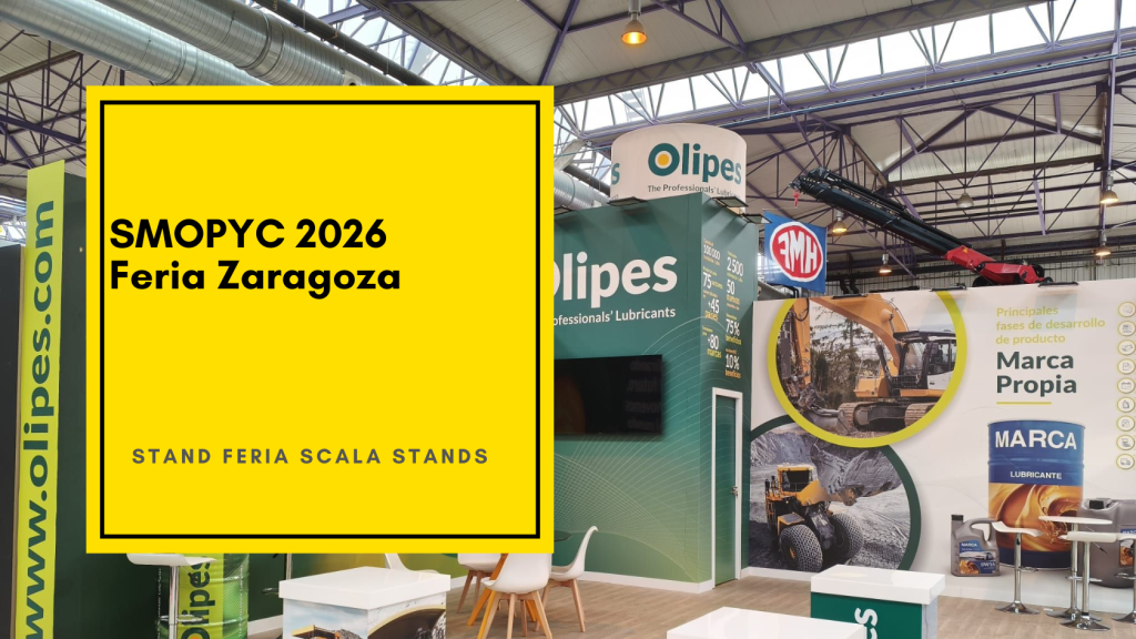 Construcción de stands en SMOPYC 2026